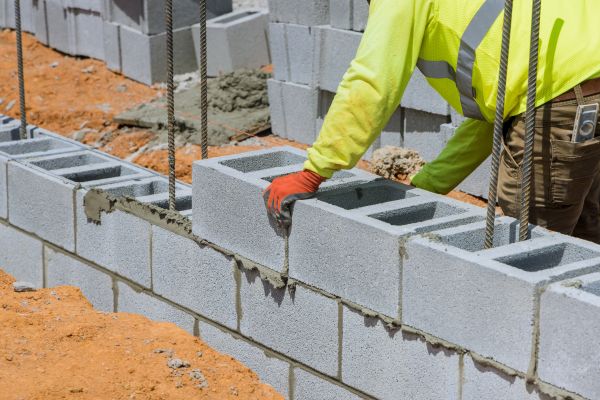 Concrete Blocks Installation in Bel Air