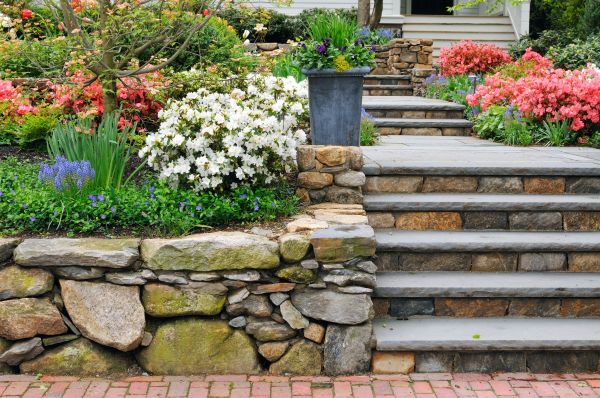 Stone Stairs Repair in Bel Air