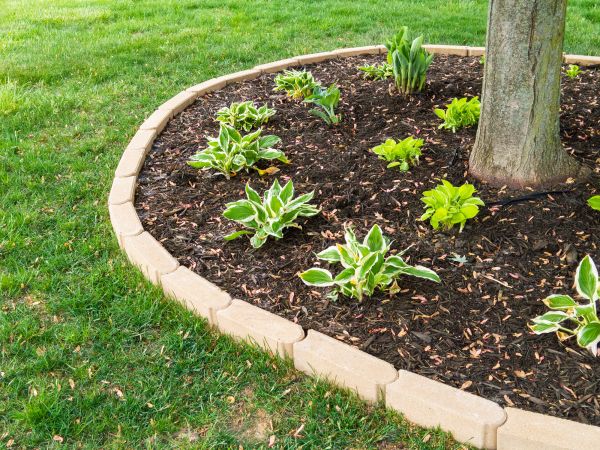 Stone Border Installation in Bel Air