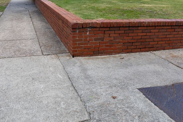 Brick Retaining Wall Repair in Bel Air